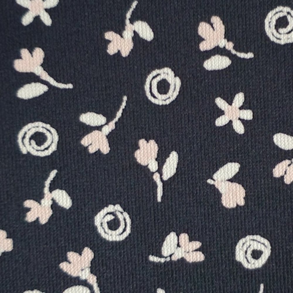 Petite Sophisticate Floral Scoop Neck Shell/Tank Top | NWOT | XSP | Navy Pink WH - Picture 11 of 11